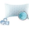 Deodar Cuscino in Memory Foam 40x60 cm, 1 Pezzo, Ergonomico, Effetto Rinfrescante a Lunga Durata, Antibatterico, Morbido e Traspirante, per Dormire di Lato e sulla Schiena