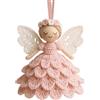 Generic Kit Uncinetto Per Angelo - Vacanze Di Natale Complete, Set Di Decorazioni, Istruzioni Fai Da Te, Guida, Per Artigianato Amigurumi | Principianti Ricamo Progetto Artistico Donne Adolescenti B