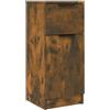 vidaXL Credenza Rovere Fumo 30x30x70 cm in Legno Multistrato