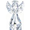 HDCRYSTALGIFTS - Statuetta a forma di angioletto, in cristallo, decorazione e ornamento natalizio, regalo da collezione (trasparente)