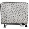 MAGIE DI CASA Copri affettatrice in cotone cm 43x56x31 Made in Italy (POIS GRIGIO E NERO)