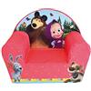 Fun House Bambino 713340 Masha ET MICHKA - Poltrona Club Origine Francia, L.52 x P.33 x H.42 cm