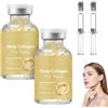 BNOYONERAS Biochroma Siero Coreano Effetto Lifting dalla Prima Applicazione, Siero Con Peptidi Di Seta E Collagene, Microneedling Siero Viso Antirughe, Riduce le Linee Sottili, 50ML，2