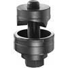 SagaSave Perforatrice esagonale in metallo per lavello, piastra in acciaio, acciaio inox, metallo 45 mm