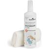 Durable 583300 - Whiteboard Cleaning Kit, set per la pulizia di lavagne bianche, 1 flacone di detergente da 250 ml e 1 panno in microfibra 25x25 cm