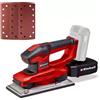 Einhell Levigatrice orbitale a batteria Einhell TE-OS 18/230 Li Solo 3 carte abrasive