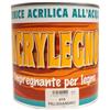 Colorificio Abruzzese Vernice acrilica impregnante Acrylegno 410 Palissandro 750ml legno esterno interno