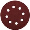 KWB Set 5 dischi abrasivi KWB 115 mm grana 80 Quick Stick per legno e metallo