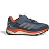 adidas Unisex - Bambini Terrex Disney Agravic Flow Trail Running Shoe, Wonder Steel/Grey/Semi Impact Orange, 38 EU