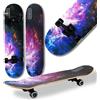 WeLLIFE Skateboard Completo per Principianti, per Bambini, Giovani e Adulti, ...