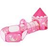 Tenda Da Gioco 3 in 1, Tenda Pop up per Bambini, Con Casetta Tunnel E Piscina Di