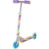 Ozbozz Monopattino pieghevole Tie Dye, ruote luminose, età 5 anni in su, manu...