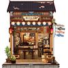 Cutefun Japanese Book Nook Kit Kit Miniature per Libreria DIY per Adulti, Pi...