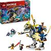 LEGO NINJAGO Mech CavalcaDrago di Rogue Set con Drago Giocattolo e Mech 4 M...