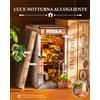 Rolife Book Nook Kit Miniature da Costruire DIY Booknook Sakura Wine Alley 3d...