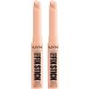 Nyx Professional Makeup Pro Fix Stick Correttore 04 Light Idrata Corregge Illumina con Acido Ialuronico Tenuta 12h per Pelli da Chiare a Medie - 2 Correttori