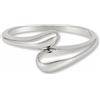 GD GOOD.designs Anello argentato regolabile da donna in acciaio inox - Chunky Rings impermeabili in argento | Anello aperto da donna con scatola regalo (misure 52-60)