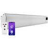 Klarstein Stufa Elettrica Basso Consumo, Colonnina da Giardino 2400W, Termosifone con Pannello Radiante Infrarossi con Telecomando, Stufetta Smart WIFI App, IP44, No CO2