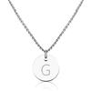 GD GOOD.designs EST. 2015 Catena in argento con gancio rotondo lettera (personalizzato) Gioielli in argento per donne V Valentino Valerio Valter Vincenzo Valentina Valeria Vanessa