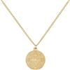 GD GOOD.designs collana da donna con ciondolo a forma di bussola - collana in acciaio inossidabile resistente all'acqua in oro, argento e oro rosa I Collana con bussola