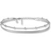 GD GOOD.designs Cavigliera argento per donna I Cavigliera a più file - Regolabile I Cavigliera a catena di serpenti in argento I Impermeabile