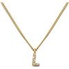 GD GOOD.designs EST. 2015 Catena con lettere in argento da donna I Collana skin-friendly con ciondolo iniziale I Catena di lettere in acciaio inossidabile in argento. (L)