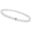GD GOOD.designs Bracciale da donna in pietra lunare con pietre naturali e perline in argento 925 I Bracciale in pietra naturale con perline sfaccettate da 4 mm - Incl. sacchetto regalo