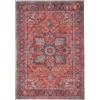 RugVista Georgia Oriental, Tappeto, Orientali, 300 x 400 cm, Rettangolare, Pelo corto, Soggiorno, Camera da letto, Lavabile in lavatrice, Rosso/Blu