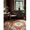 RugVista Leia, Tappeto, Vintage, 160 x 230 cm, Rettangolare, Pelo medio, Soggiorno, Sala da pranzo, Camera letto, Cucina, Lavabile solo a secco, arancione