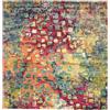 RugVista Davina, Tappeto, Moderni, 200 x cm, Quadrata, Pelo medio, Soggiorno, Sala da pranzo, Camera letto, Cucina, Lavabile solo a secco, Multicolore