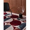 RugVista Jeff, Tappeto, Moderni, 160 x 230 cm, Rettangolare, Pelo corto, Soggiorno, Camera da letto, Lavabile in lavatrice, Rosso