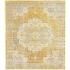 RugVista Nadia, Tappeto, Vintage, 250 x 300 cm, Rettangolare, Pelo medio, Soggiorno, Sala da pranzo, Camera letto, Cucina, Lavabile solo a secco, oeko_tex_100, Giallo