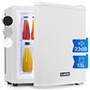 KLARSTEIN Mini Frigo da Camera, Frigo Portatile da Camera, Frigorifero Piccolo da Ufficio, Mini Frigo Bar, Defrost Manuale, Ripiani Rimovibili, Mini Frigo Portatile Campeggio e Skin Care 5-15°C, 13L