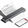 Phomemo M08F Stampante Portatile, A4 Bluetooth Termica Stampante da Viaggio Senza Fili, Compatibile Con Android e iOS per Viaggiare
