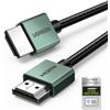 UGREEN Cavo HDMI 2.1 Certificato 8K 10K 60Hz 4K 120Hz Dynamic HDR HDCP eARC Dolby Atmos Alta velocità 48Gbps Alluminio Compatibile con Monitor HDTV PS5 PS4 Xbox PC Proiettore, 2M