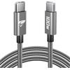 Aioneus Cavo USB C USB C 3M,Cavetto Caricatore Ricarica Rapida Usbc 100W 5A Filo Caricabatterie Carica Nylon Cavo Type C to Type C per iPhone 15 16 Pro Max/Plus iPad Pro/Air MacBook Galaxy S23 S22 S24