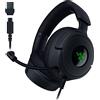 Razer Kraken V4 X Cuffie da gioco cablate per PC driver TriForce da 40 mm, m...
