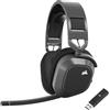 Corsair HS80 MAX Cuffie Gaming Multipiattaforma Senza Fili — Grigio Acciaio