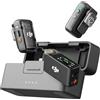 DJI Mic 2 2 TX + 1 RX + Custodia di ricarica, microfono wireless integrato, e...