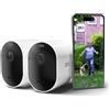 Arlo Pro 5 Telecamera WiFi Esterno Senza Fili, Telecamera WiFi Interno, 2K HD...