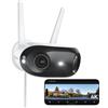 Reolink 4K Telecamera WiFi Esterno 180°, WiFi 6 DualBand, Videocamera Sorvegl...