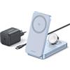 UGREEN MagFlow 3 in 1 Qi2 25W Caricatore Wireless per iPhone 16, Stazione di ...