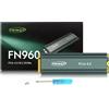 Fikwot FN960 2TB M.2 2280 PCIe Gen4 x4 NVMe 1.4 Unità interna a stato solido ...