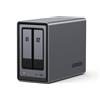 UGREEN NASync DXP2800, NAS desktop a 2 bay, CPU Intel N100 Quadcore, 8 GB di ...