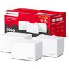 Mercusys TPLink Halo H3000X3pack WiFi 6 Mesh AX3000Mbps, 3 Porte Ethernet Gig...