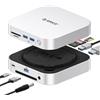 ORICO MiniLink Mac mini m4 40 Gbps Hub USB C in alluminio con doppio SSD per...