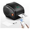 VEVOR Bluetooth Stampante Termica, Stampante per Etichette Edesive 4x6, Etich...