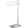 Wink design ,Salinas, Portasciugamani da terra, Inox, Grigio