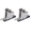 Tissting Bimini Top Deck Hinges 2 PCS 316 Stainless Steel - Montaggio per Barche Pontoni Yacht RV con Struttura Curva e Piastra di Bloccaggio per Tubi da 7/8 Pollici