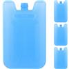 DOITOOL 4pezzi Impacchi di Ghiaccio Riutilizzabili per Lunch Box e Ventilatori, Contenitori in Plastico per Raffreddamento Durante Vacanze Estive e attività Outdoor